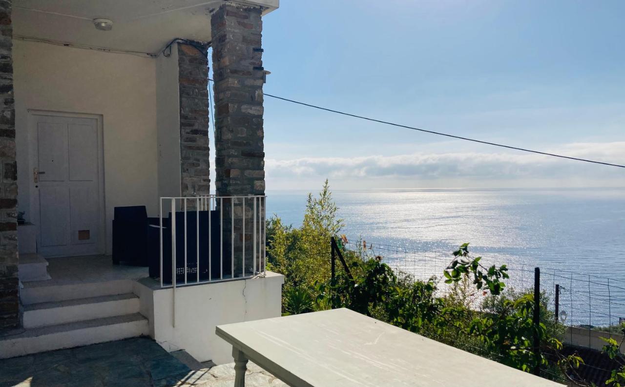 Maison Mediterraneo - Rez De Villa, Vue Imprenable Sur La Mer Pietranera Bagian luar foto