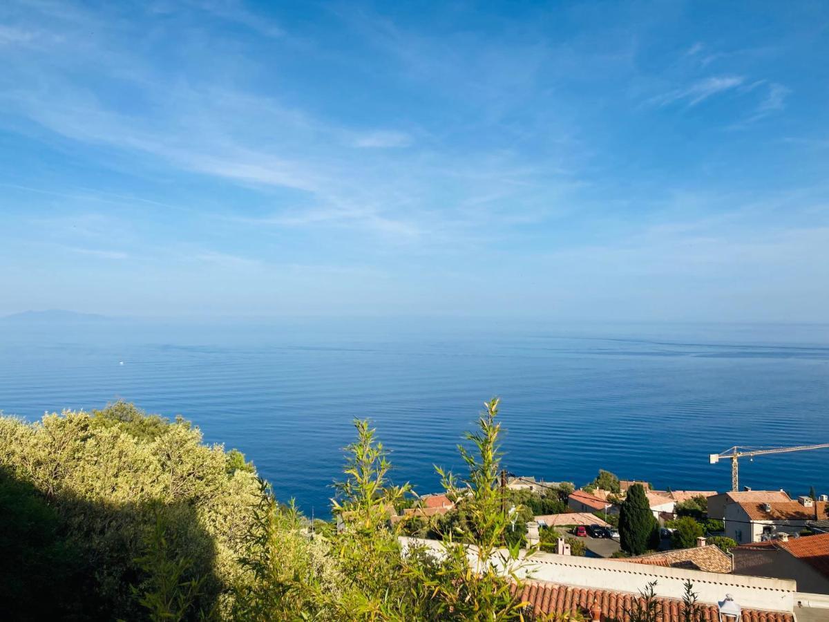 Maison Mediterraneo - Rez De Villa, Vue Imprenable Sur La Mer Pietranera Bagian luar foto